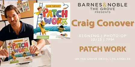 Craig Conover signs PATCH WORK at B&N The Grove