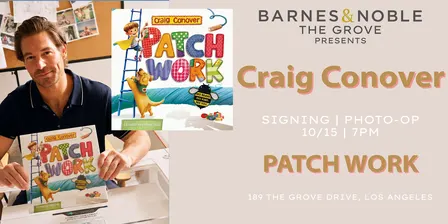 Craig Conover signs PATCH WORK at B&N The Grove
