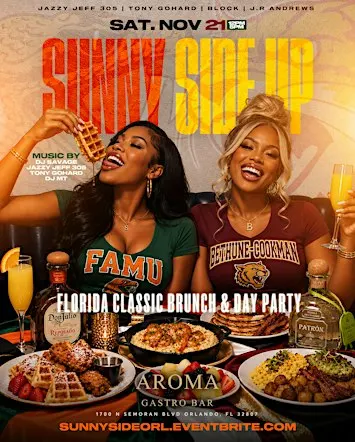SUNNY SIDE UP -- CLASSIC WEEKEND BRUNCH + DAY PARTY