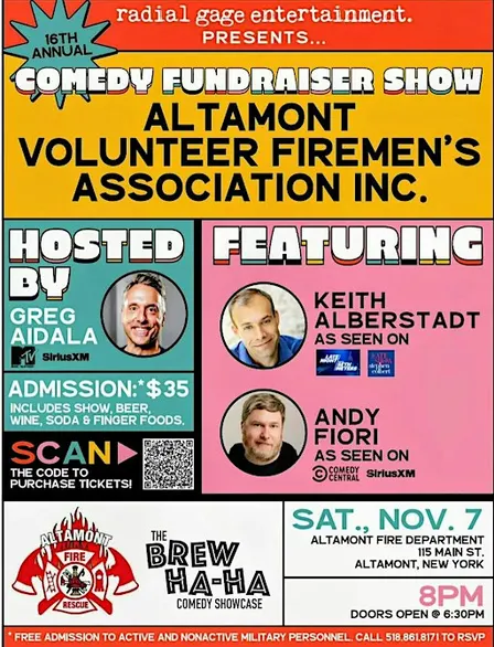 The Brew Ha-Ha Comedy Showcase  - 16th Annual Altamont VFA Fundraiser!