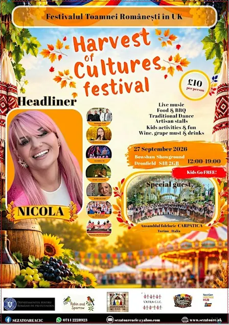 Harvest of Cultures Festivalul Toamnei Românești în UK