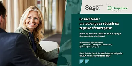 Dîner-Panel - Le mentorat : un levier pour réussir sa reprise d’entreprise