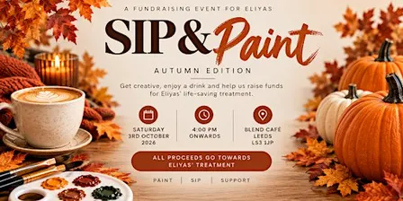 Sip & Paint: Autumn Edition – Fundraiser for Eliyas
