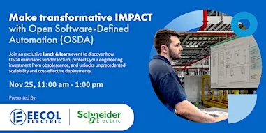EECOL OSDA Road Show (Open Software-Defined Automation)