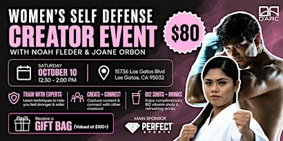 Women's Self Defense & Content Creator Class with Noah Fleder & Joane Orbon