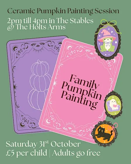 Family Paint Session - Ceramic Pumpkins