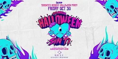 HALLOWEEN SIN TI @ Nest (19+) 5th Annual Halloween Party