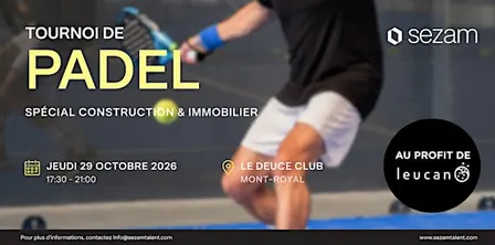 Tournoi de Padel Construction & Immobilier Montréal – 1re édition