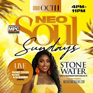 TX / OU -- WELCOME TO NEO SOUL SUNDAYS @ STONE WATER