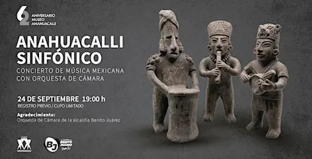Anahuacalli sinfónico, concierto con orquesta de cámara