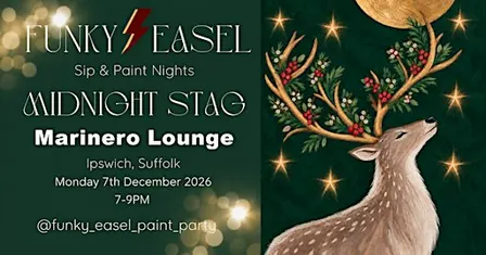 The Funky Easel Sip & Paint Party at Marinero Lounge