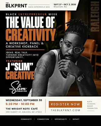The Value of Creativity Workshop, Panel + Creative Kickback