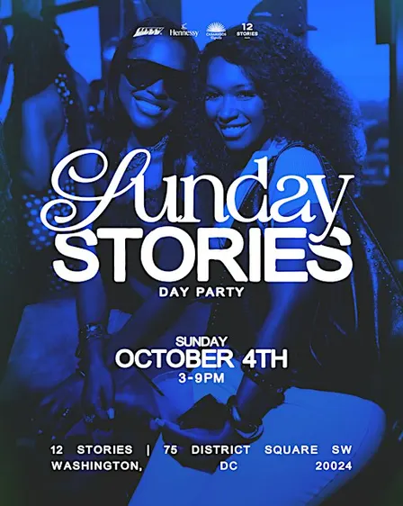 Sunday Stories Day Party at 12 Stories Rooftop | Sun. Oct 4th