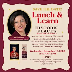Historic Places Lunch & Learn at KPBS