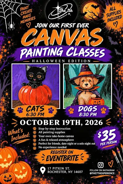 Halloween Canvas Painting