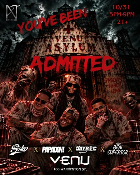 ADMITTED : VENU ASYLUM THE DAY PARTY