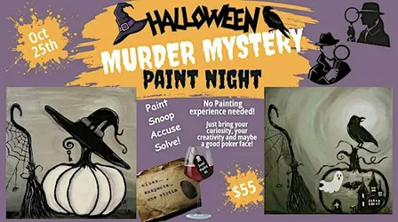 Paint Night -Halloween Murder Mystery- Sherwood Park/ East Edmonton