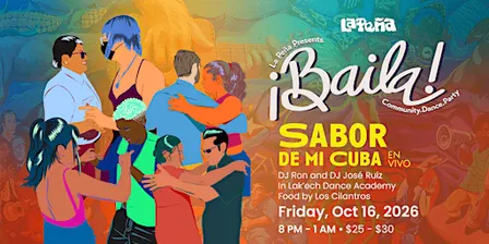 ¡BAILA! Community. Dance. Party ft. Sabor De Mi Cuba