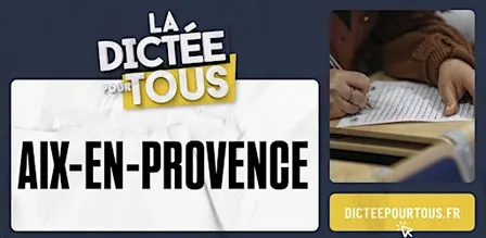 La dictée pour tous à AIX-EN-PROVENCE