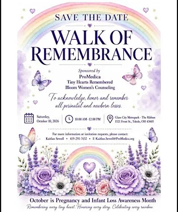 2026 Walk of Remembrance | Pregnancy & Infant Loss Awareness Month
