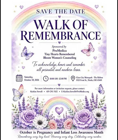 2026 Walk of Remembrance | Pregnancy & Infant Loss Awareness Month