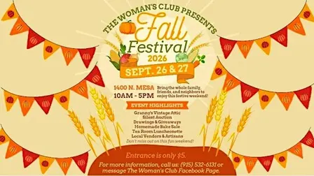 Woman's Club of El Paso Fall Festival 2026