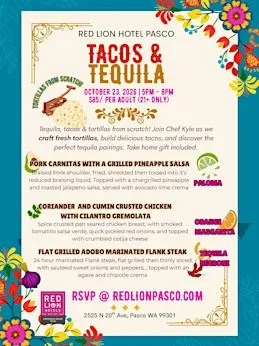 Tacos & Tequila: A Hands-On Cooking Class at Red Lion Hotel Pasco