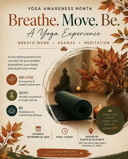 Breath. Move. Be.