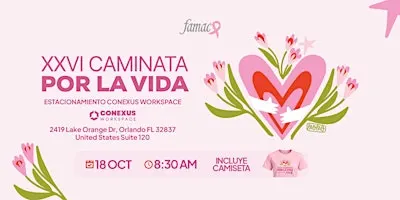 X Caminata por la Vida Orlando FAMAC