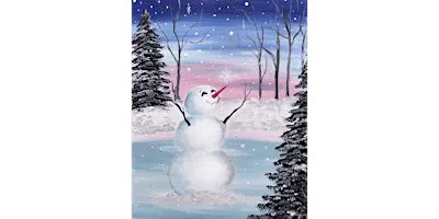 Snowy fun - Paint and Sip in Houston | Classpop!™