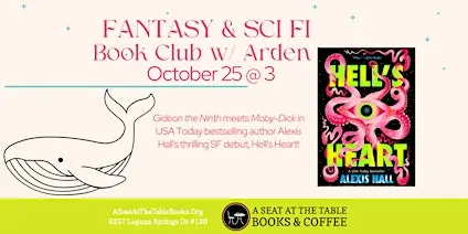 Fantasy & Sci Fi Book Club w/ Arden: Hell's Heart