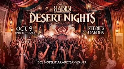 Yalla Habibi DC : Habibi Nights | Zebbie's Garden | October 9th