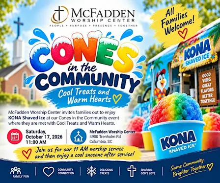 McFadden Worship Center's Cones in the Community