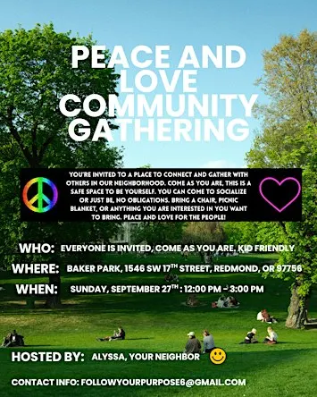 Peace and Love Community Gathering