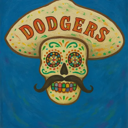 Los Dodgers Sip & Paint