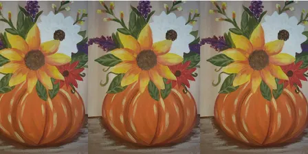 Vegas Valley Winery Sip & Paint -Welcome Fall Bouquet