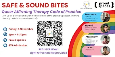 Safe and Sound Bites: Queer Affirming Therapy Code of Practice (QAT COP)