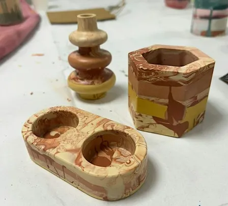 The Jesmonite Funky Mix & Match Workshop in HEBDEN BRIDGE with Objectify