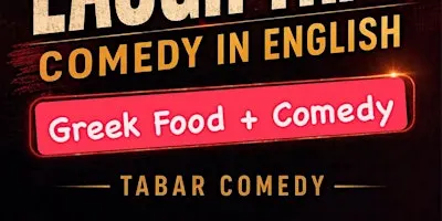 GREEK FOOD + ENGLISH COMEDY Lets GO!!!