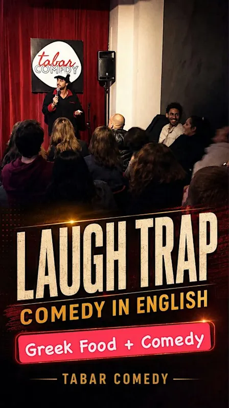 GREEK FOOD + ENGLISH COMEDY Lets GO!!!