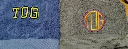 Embroidery machine workshop - monograms