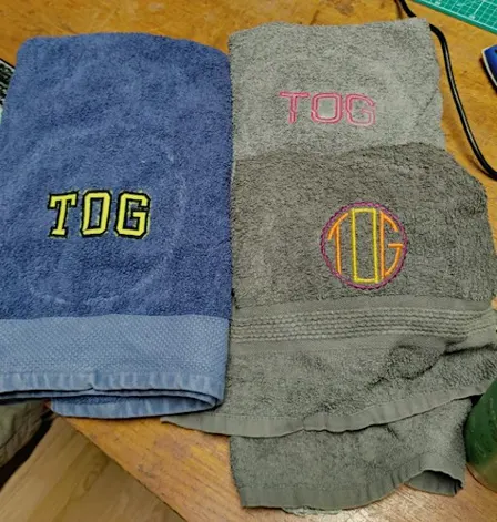 Embroidery machine workshop - monograms