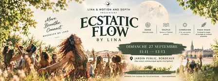 Full moon Ecstatic Flow Bordeaux | Danse libre • Breathwork • Silent Disco