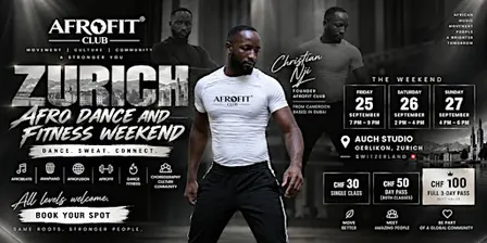 Afro Dance & Fitness Weekend Zurich | Afrobeats, Amapiano & AfroFit