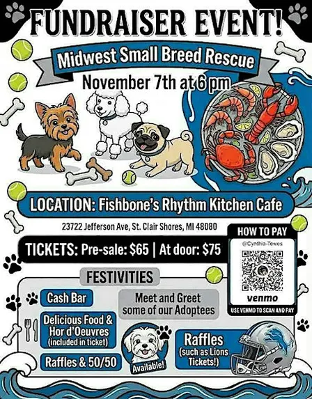 Midwest Small Breed Rescue Annual Fundraiser