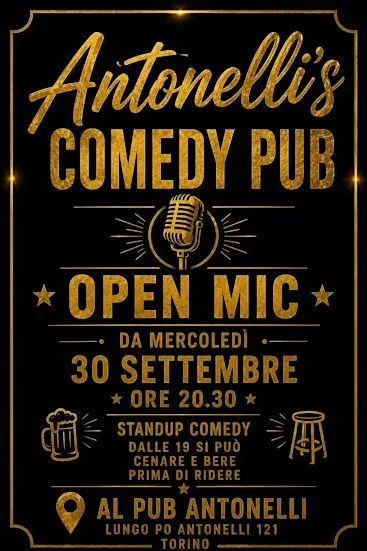 Antonelli Comedy - Open Mic