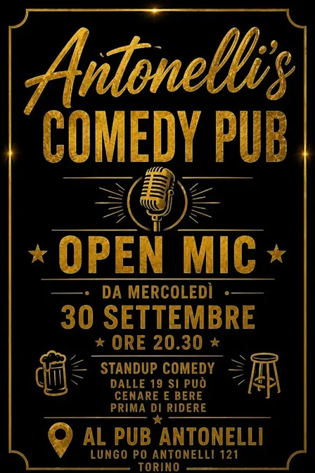Antonelli Comedy - Open Mic