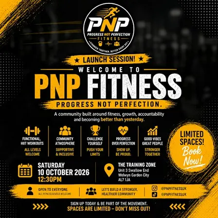 PNP Fitness Launch Session | Progress Not Perfection