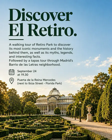 Discover El Retiro from a different perspective
