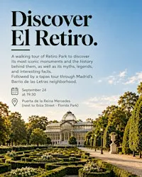 Discover El Retiro from a different perspective